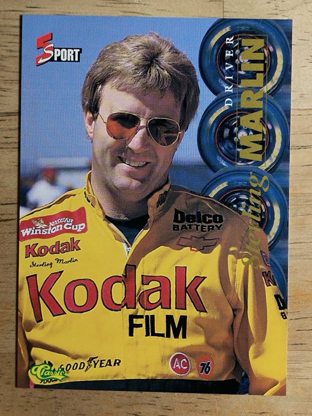 1995 Classic Five Sport #169 Sterling Marlin
