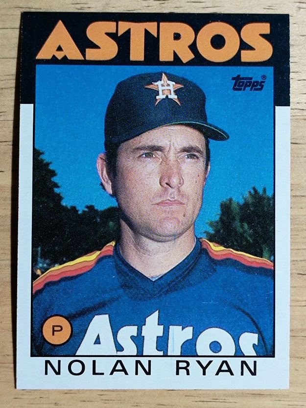 1986 Topps #100 Nolan Ryan