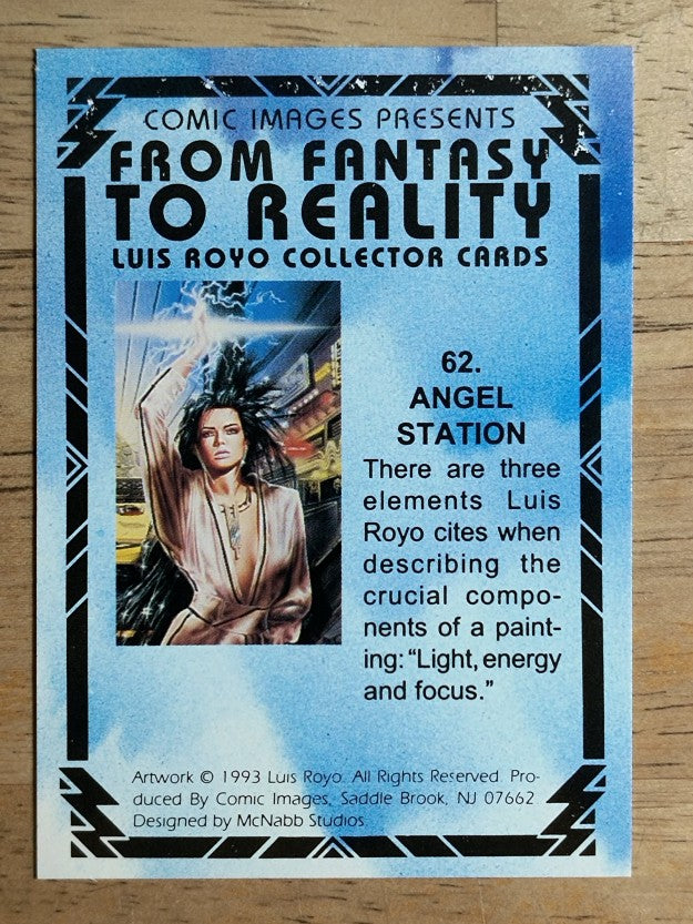 1993 Comic Images From Fantasy to Reality #62 Angel Station
