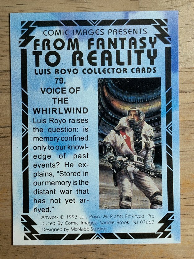 1993 Comic Images From Fantasy to Reality #79 Voice of the Whirlwind