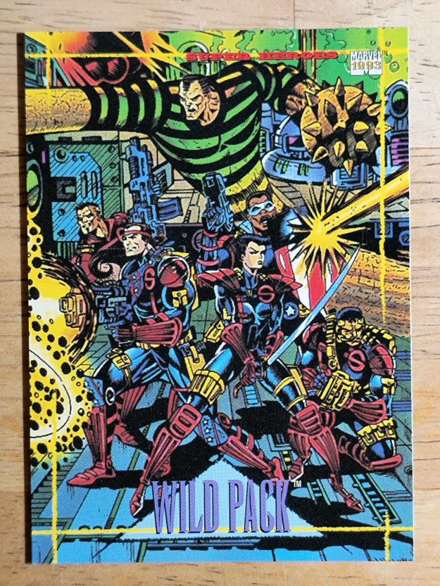 1993 SkyBox Marvel Universe IV #5 Wild Pack