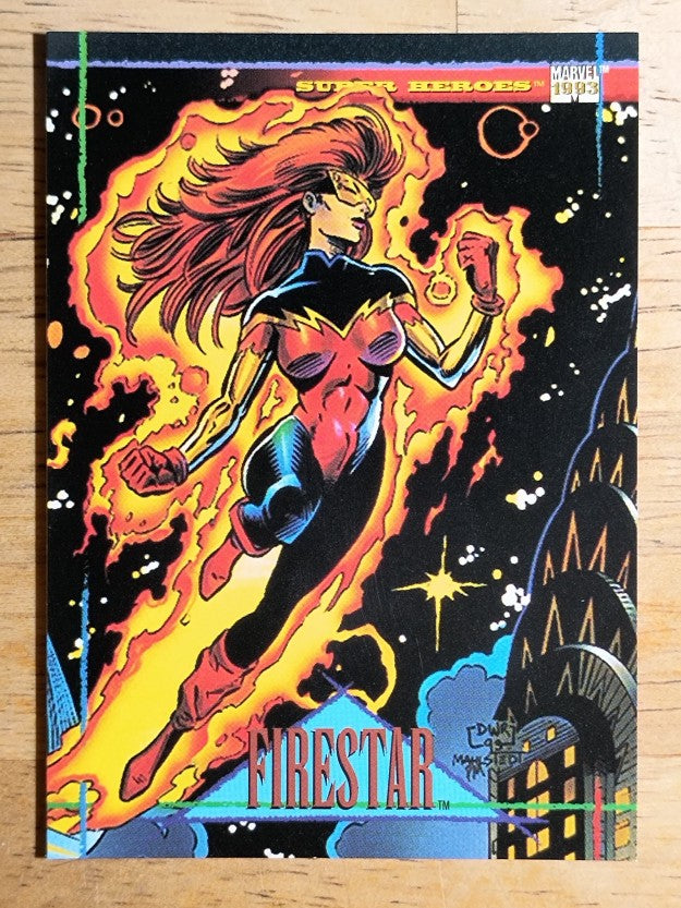 1993 SkyBox Marvel Universe IV #20 Firestar