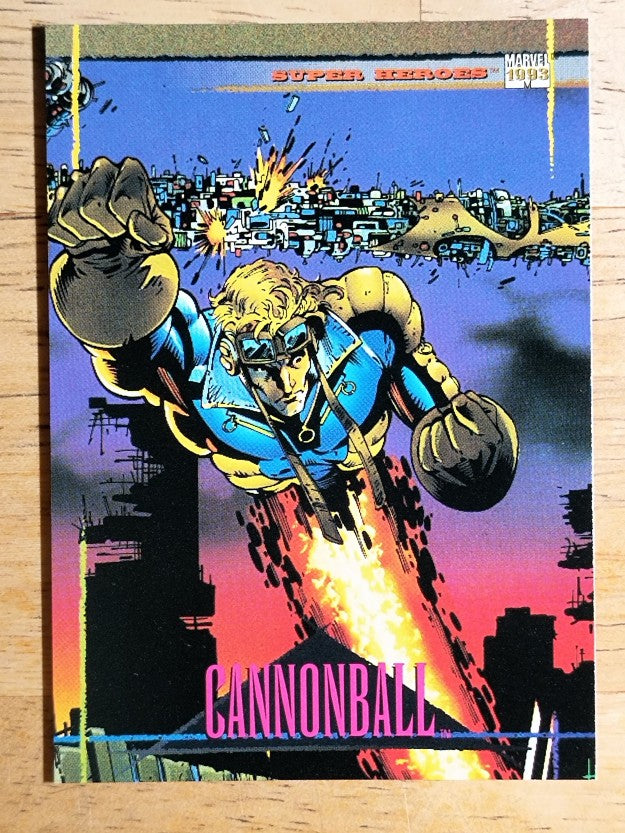 1993 SkyBox Marvel Universe IV #29 Cannonball