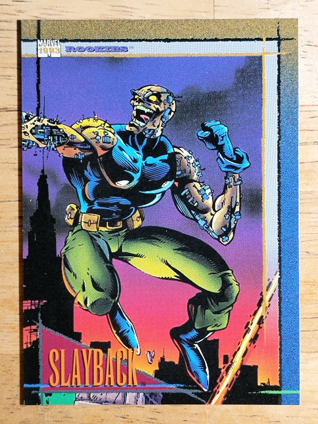 1993 SkyBox Marvel Universe IV #30 Slayback