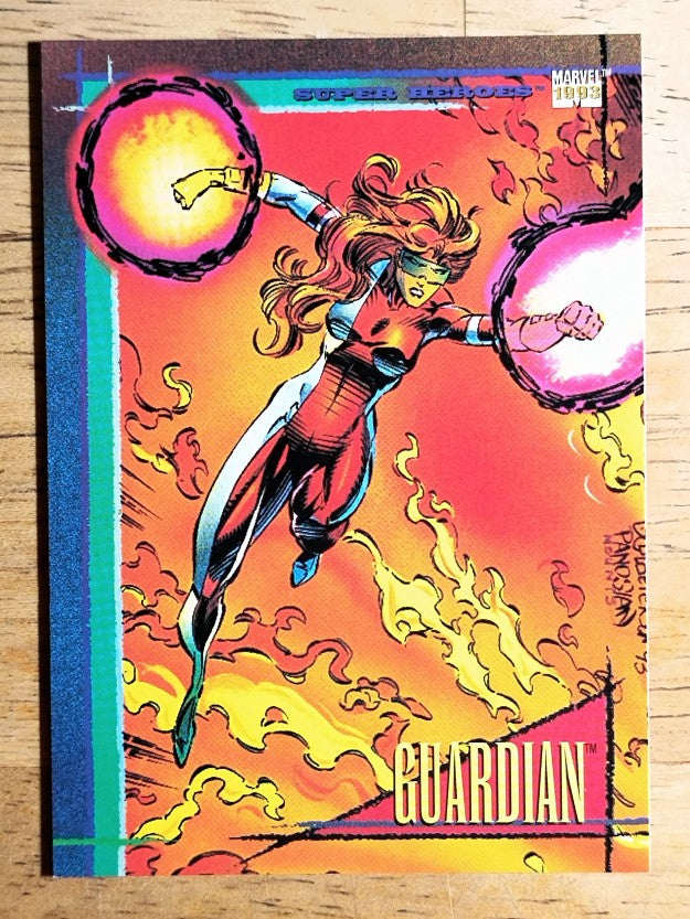 1993 SkyBox Marvel Universe IV #37 Guardian