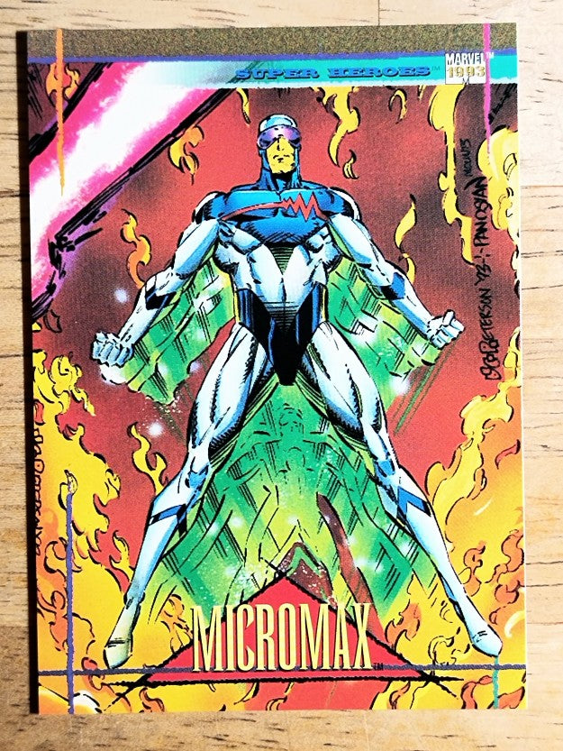 1993 SkyBox Marvel Universe IV #38 Micromax