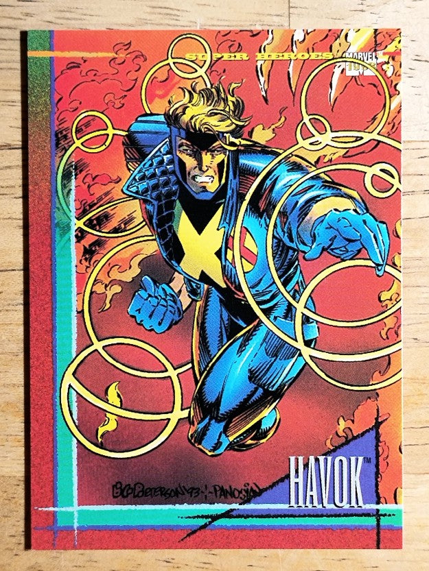 1993 SkyBox Marvel Universe IV #43 Havok