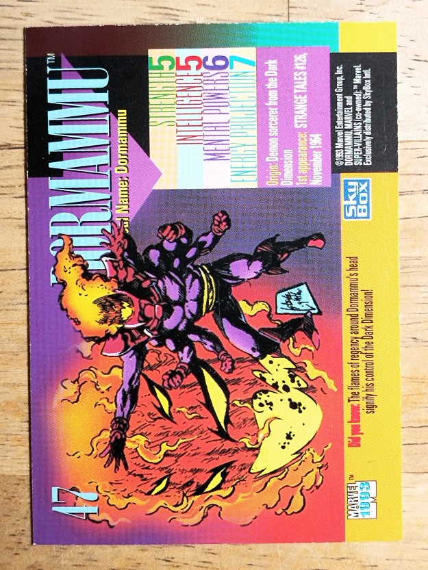 1993 SkyBox Marvel Universe IV #47 Dormammu
