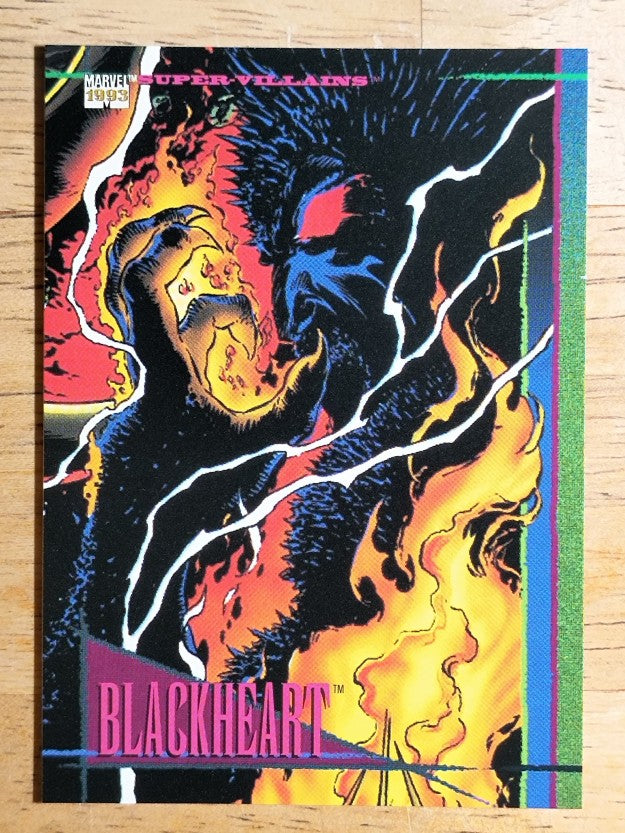1993 SkyBox Marvel Universe IV #51 Blackheart