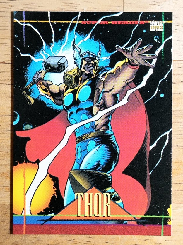 1993 SkyBox Marvel Universe IV #53 Thor