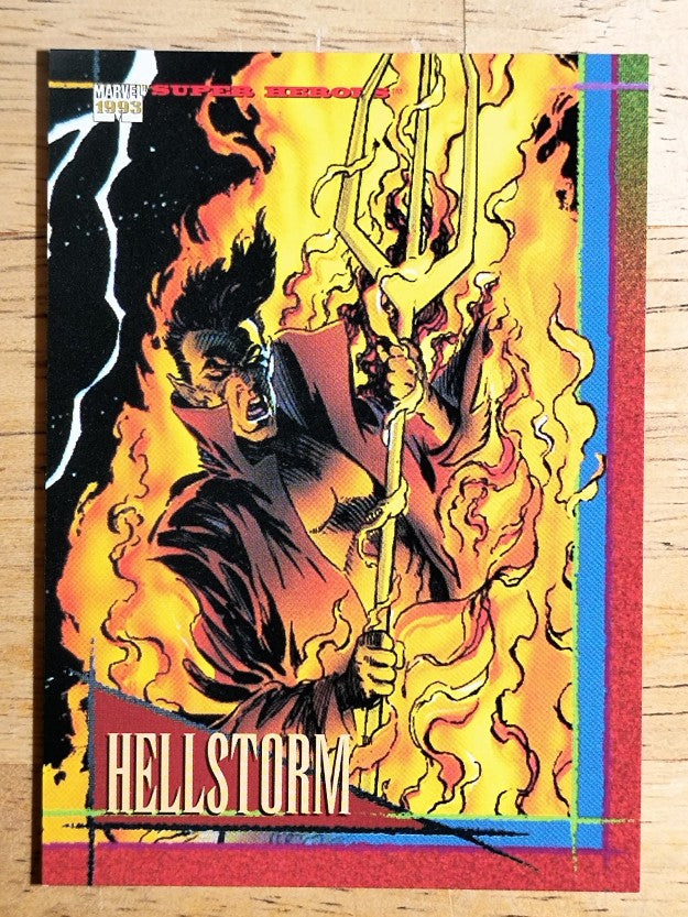 1993 SkyBox Marvel Universe IV #54 Hellstorm