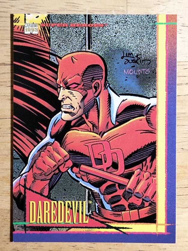 1993 SkyBox Marvel Universe IV #63 Daredevil