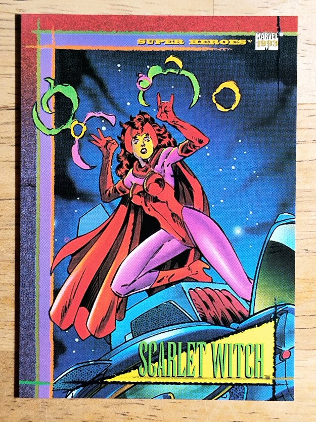 1993 SkyBox Marvel Universe IV #64 Scarlet Witch