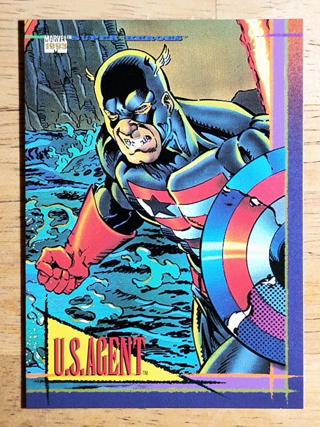 1993 SkyBox Marvel Universe IV #72 U.S. Agent