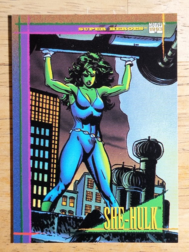 1993 SkyBox Marvel Universe IV #82 She-Hulk