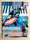 1993 SkyBox Marvel Universe IV #95 Captain America
