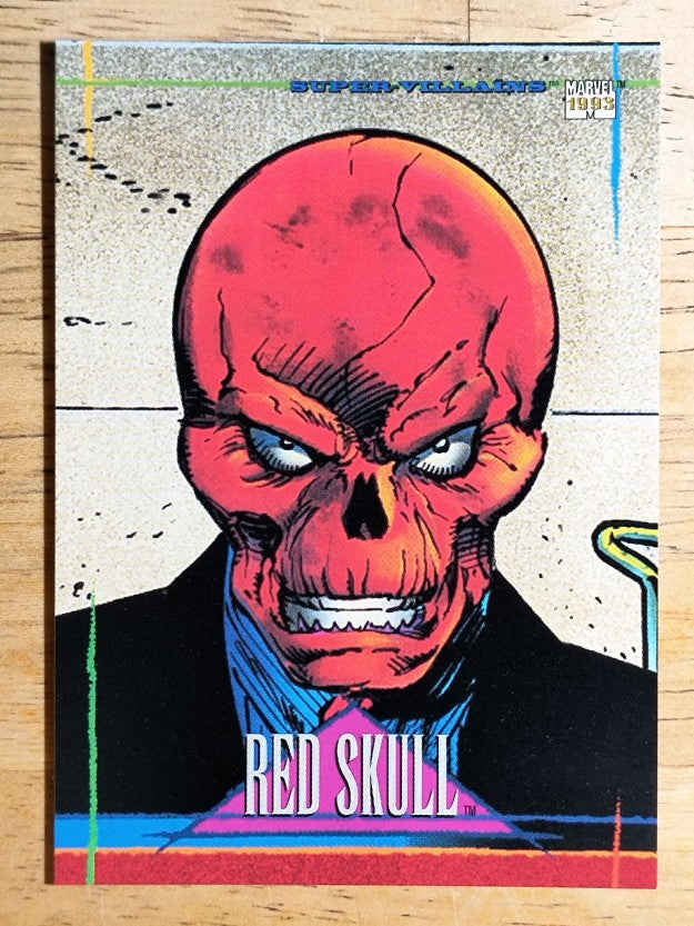 1993 SkyBox Marvel Universe IV #98 Red Skull