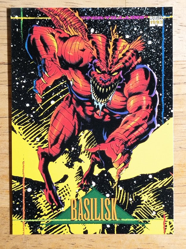 1993 SkyBox Marvel Universe IV #104 Basilisk