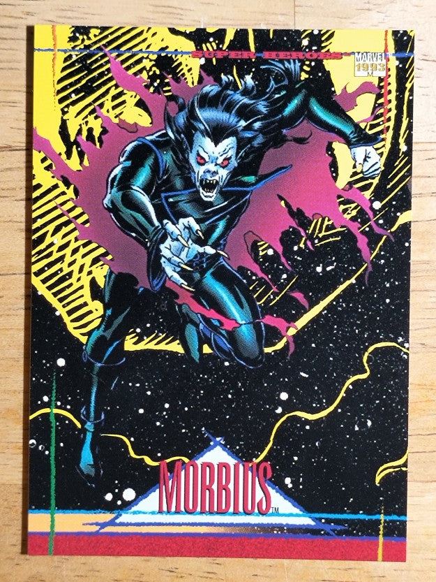 1993 SkyBox Marvel Universe IV #107 Morbius