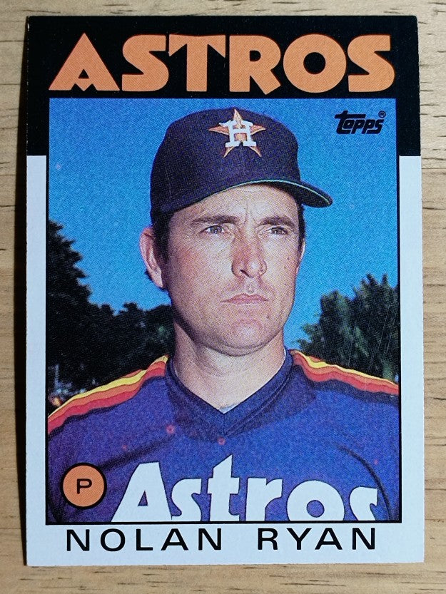 1986 Topps #100 Nolan Ryan