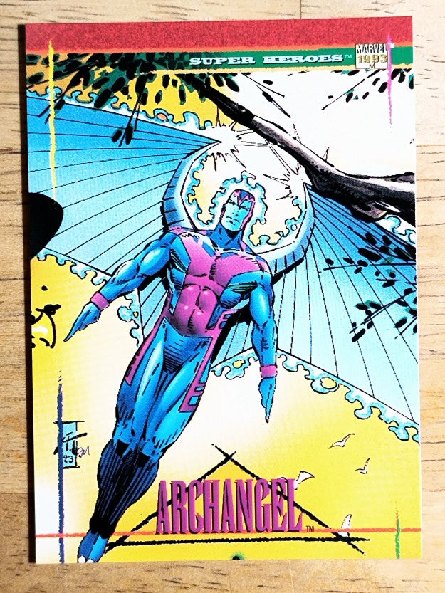 1993 SkyBox Marvel Universe IV #110 Archangel