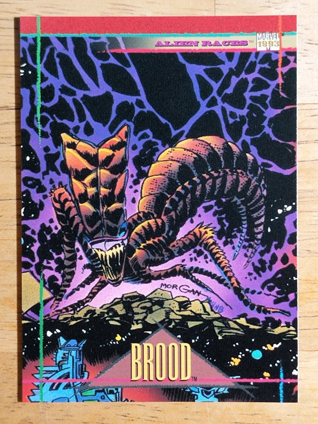 1993 SkyBox Marvel Universe IV #119 Brood