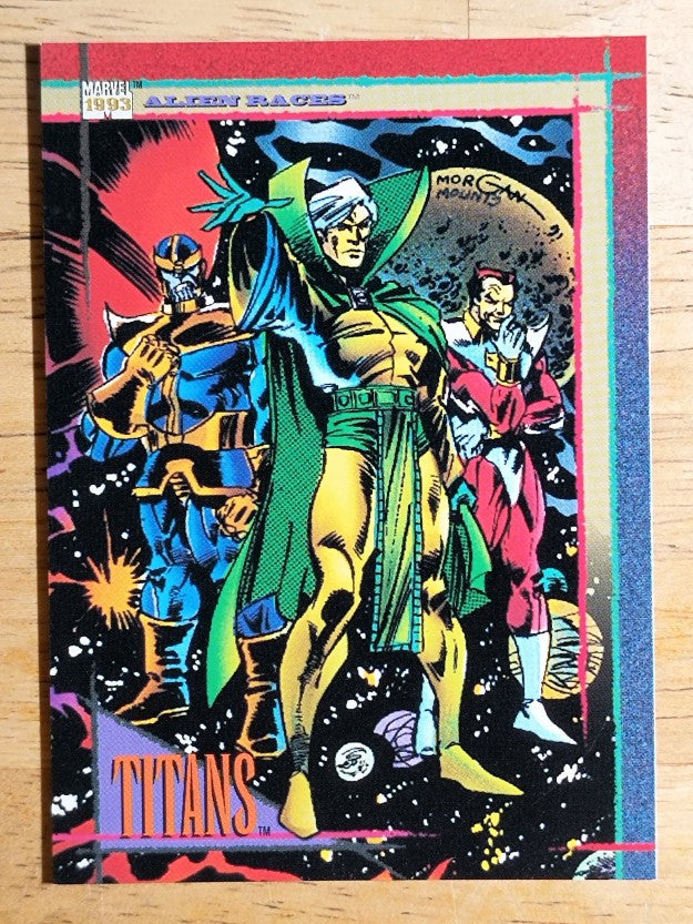 1993 SkyBox Marvel Universe IV #120 Titans
