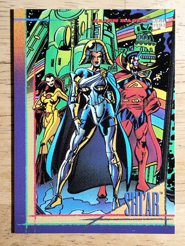 1993 SkyBox Marvel Universe IV #124 Shi'ar