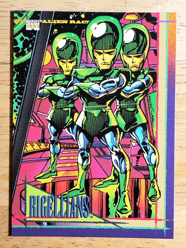 1993 SkyBox Marvel Universe IV #126 Rigellians