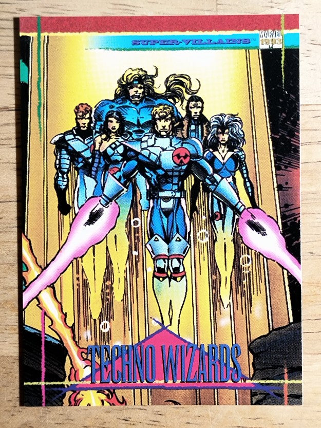 1993 SkyBox Marvel Universe IV #128 Techno Wizards