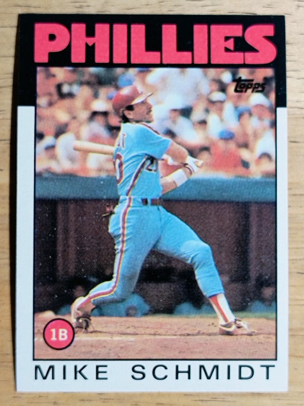 1986 Topps #200 Mike Schmidt