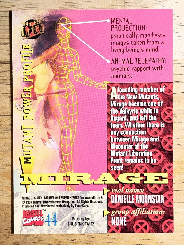 1994 Fleer Ultra X-Men #44 Mirage