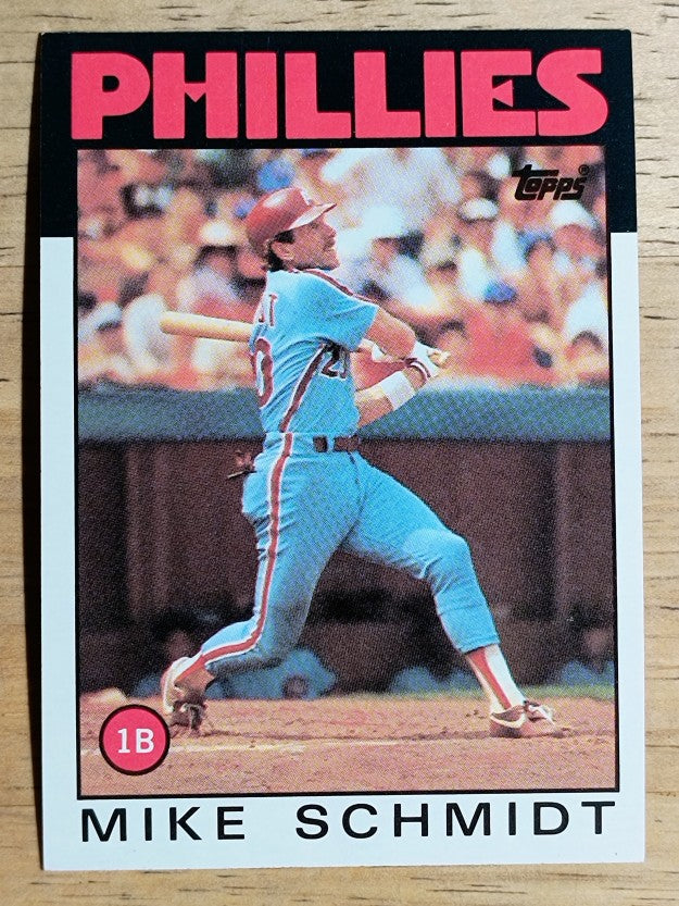 1986 Topps #200 Mike Schmidt