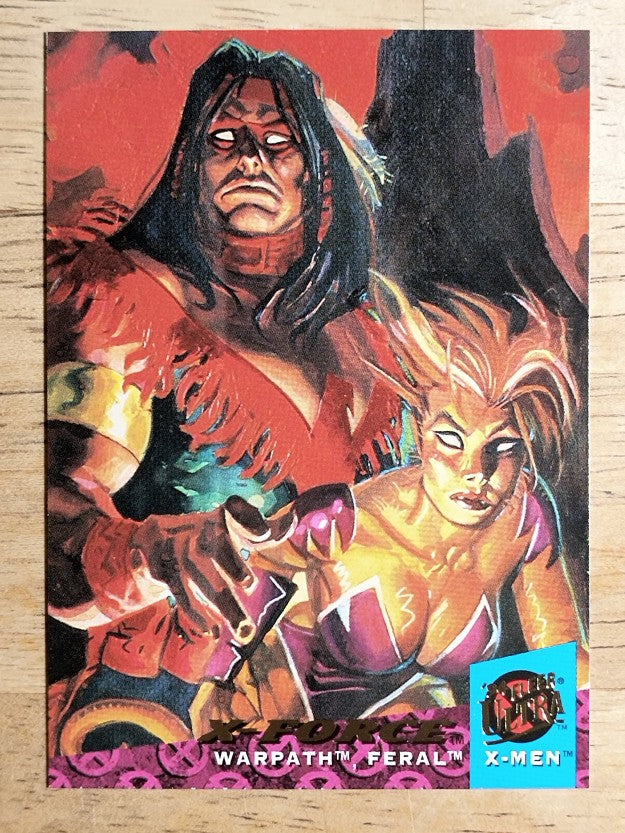 1994 Fleer Ultra X-Men #115 Warpath, Feral