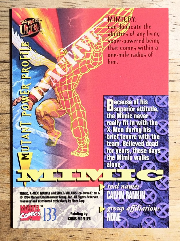 1994 Fleer Ultra X-Men #133 Mimic