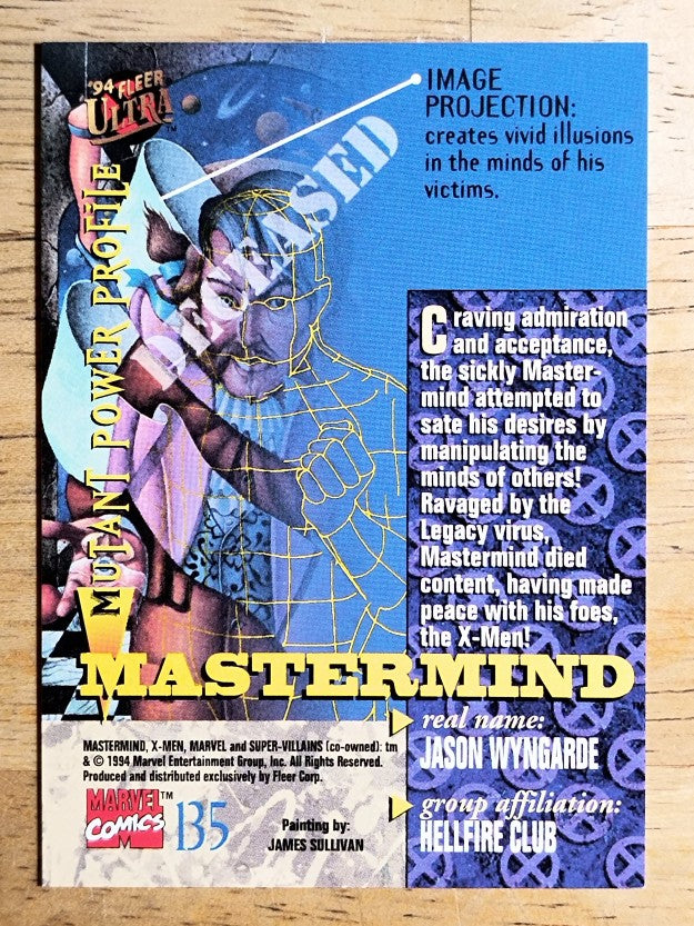 1994 Fleer Ultra X-Men #135 Mastermind