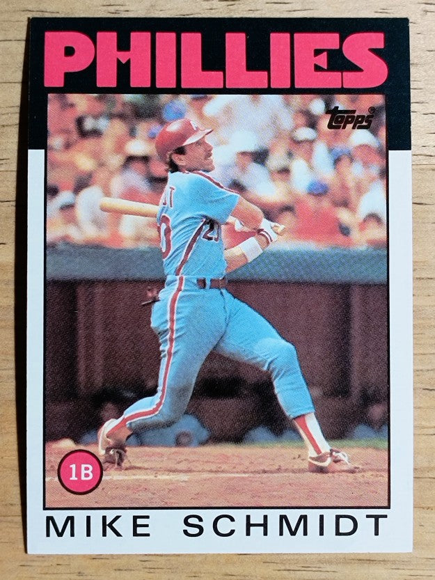1986 Topps #200 Mike Schmidt