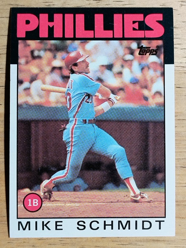 1986 Topps #200 Mike Schmidt