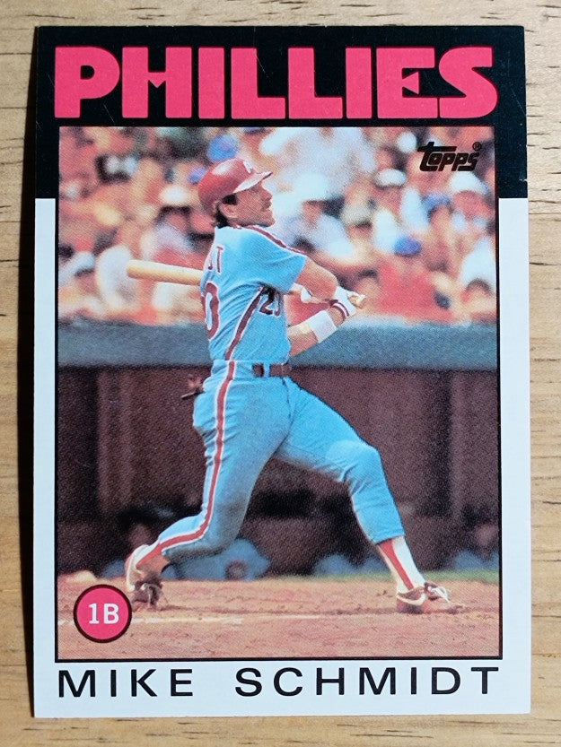1986 Topps #200 Mike Schmidt