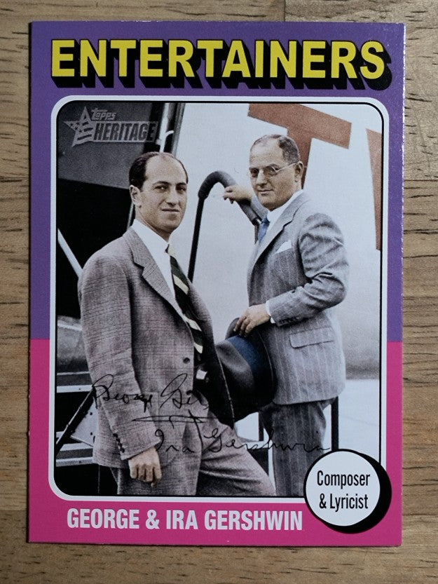 2009 Topps American Heritage #83 George and Ira Gershwin