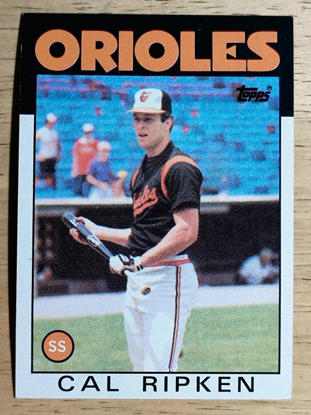 1986 Topps #340 Cal Ripken
