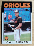 1986 Topps #340 Cal Ripken