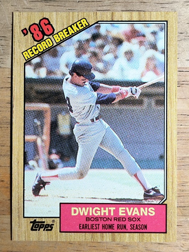 1987 Topps #3 Dwight Evans RB