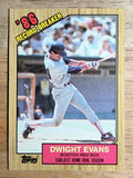 1987 Topps #3 Dwight Evans RB