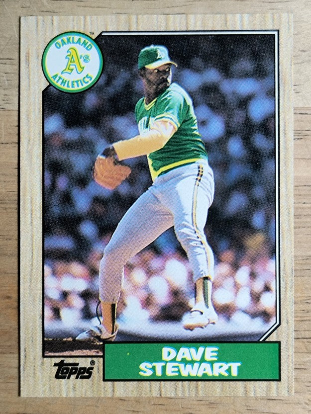 1987 Topps #14 Dave Stewart