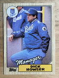 1987 Topps #18 Dick Howser MG
