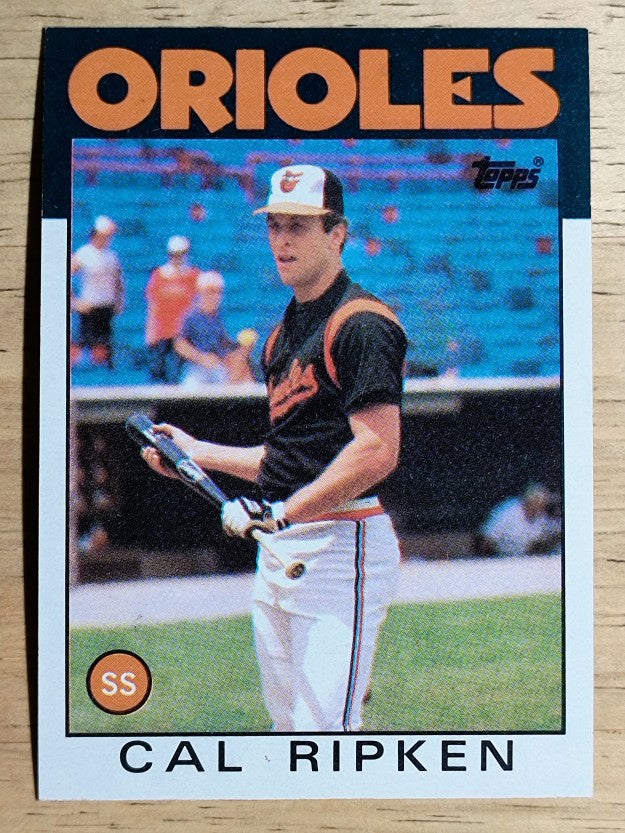 1986 Topps #340 Cal Ripken