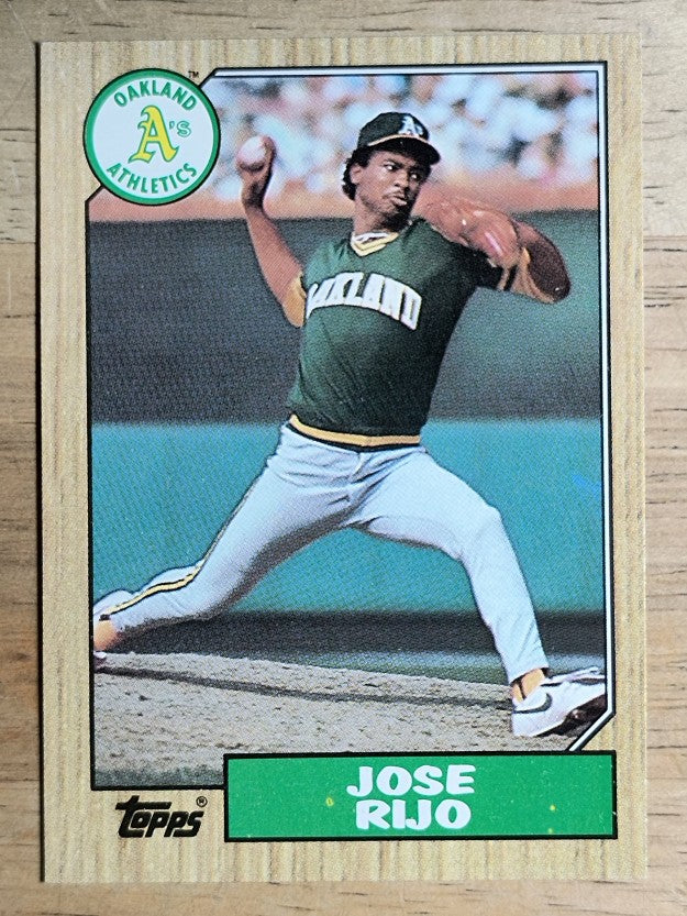 1987 Topps #34 Jose Rijo