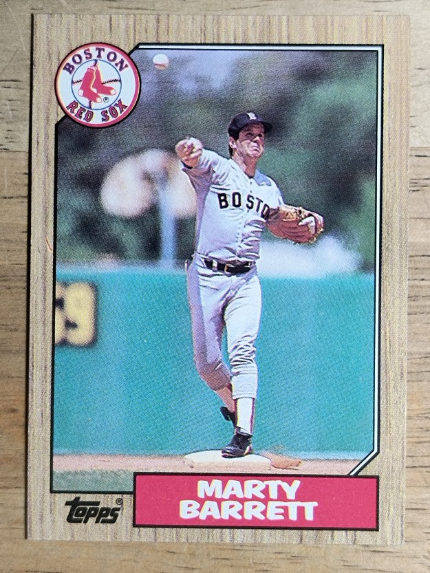 1987 Topps #39 Marty Barrett