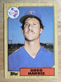 1987 Topps #44 Greg Harris